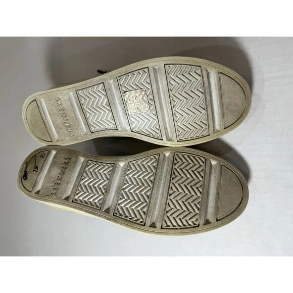 Skechers Woman's Street Los Angeles SN982 Memory Foam Size 9 Black / Rosegold - Picture 11 of 12